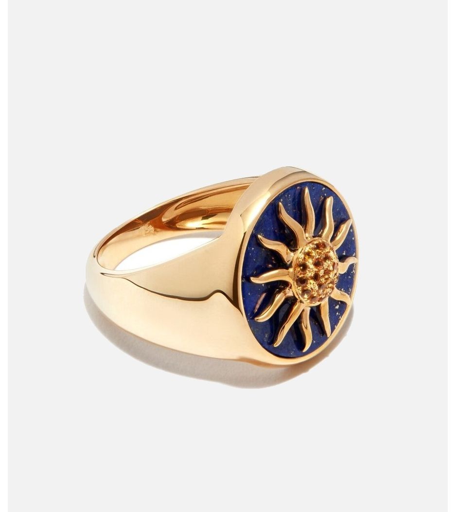 AN200683.Anel pinky ring Yvonne Leon chevaliere soleil lapis lazuli de ouro_2 AN200683.Anel pinky ring Yvonne Leon chevaliere soleil lapis lazuli de ouro_2